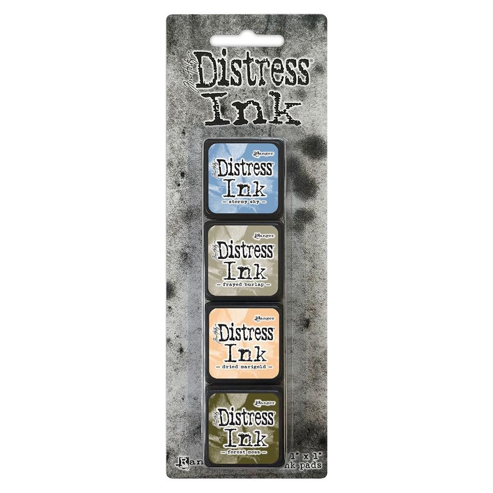 Tim Holtz Distress Mini Ink Pads 4/Pkg - Kit 9